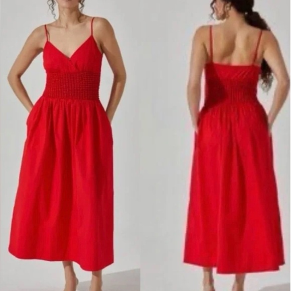 ASTR The Label Popcorn Waist Dress size M - Picture 1 of 8